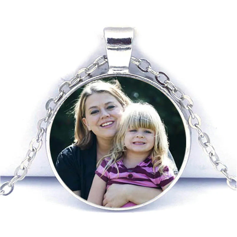 Custom Family Photo Necklace,Personalized Necklace Gift - Denoss