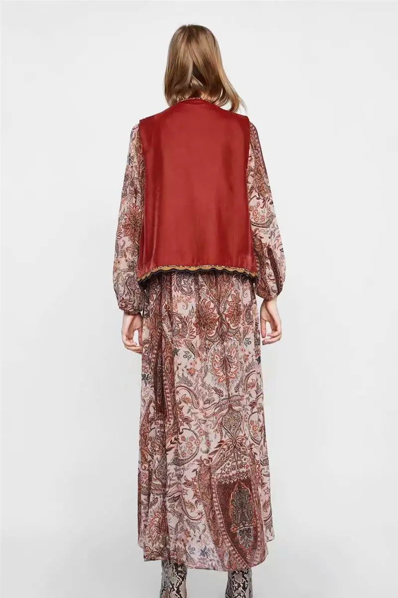 Boho velvet jacket for women