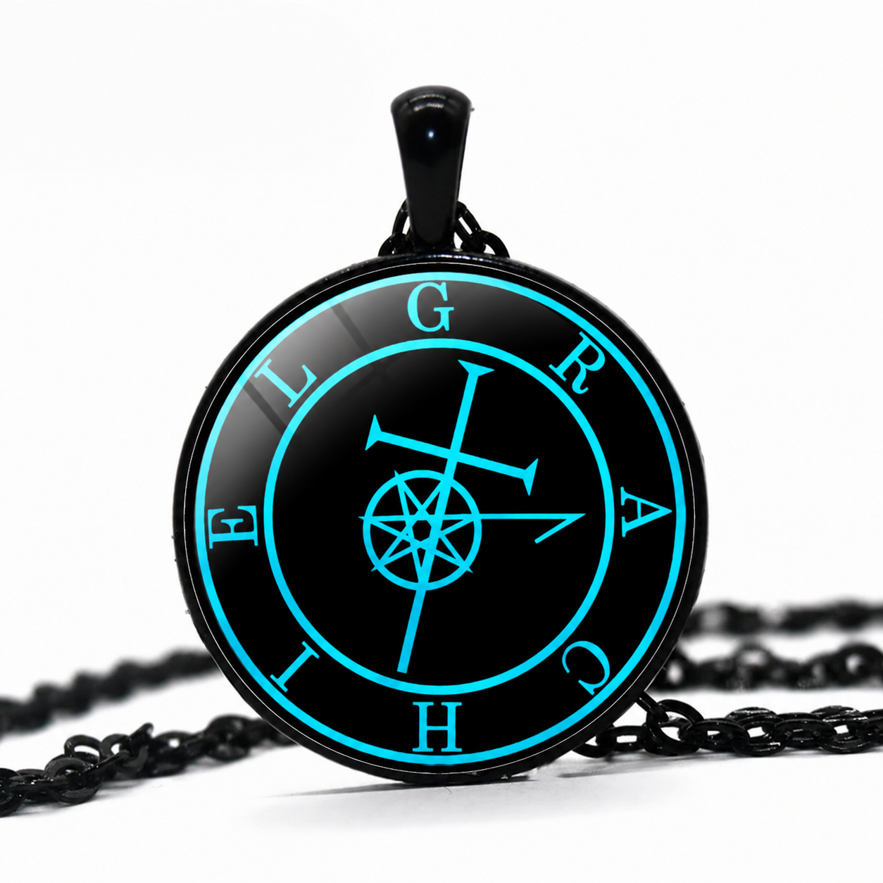 Grachiel Sigil Pendant Necklace,Angelic Talisman Necklace,Occult Charm