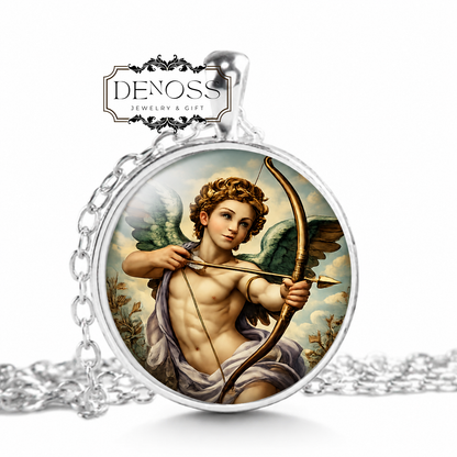 EROS Necklace,Greek Mythology,God of Love, God of Desire,God of Sex,Romance & Passion Jewelry