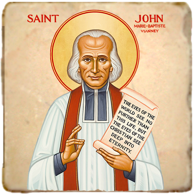 St.John Vianney Icon,Men Saints,Marble Icon,Handmade,Prayer gift,Christian Icon