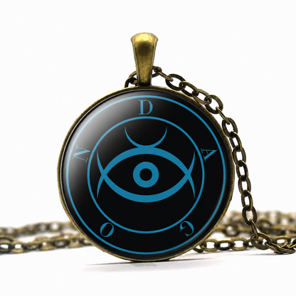 Dagon Sigil Pendant Necklace,Goetia Occult Talisman