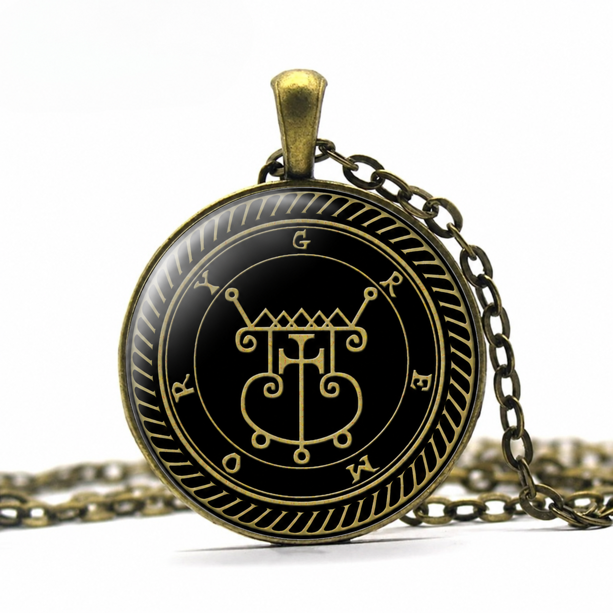 Gremory Sigil Necklace,Satanic Occult Seal Pendant