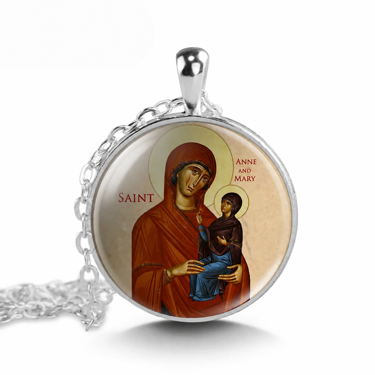 Saint Anne and Mary Necklace