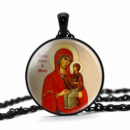 Saint Anne and Mary Necklace