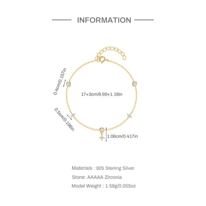 Crystal Gold Bracelet Fine Jewelry