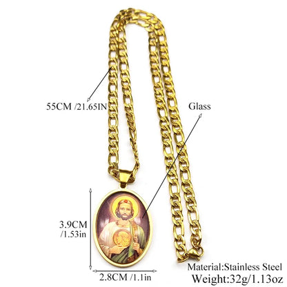 Jesus,Christ,Christian Necklace,Religious Gift Jewelry