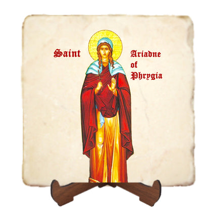 St.Ariadna Icon,Women Saint,Marble Icon,Handmade,Prayer gift,Christian Icon