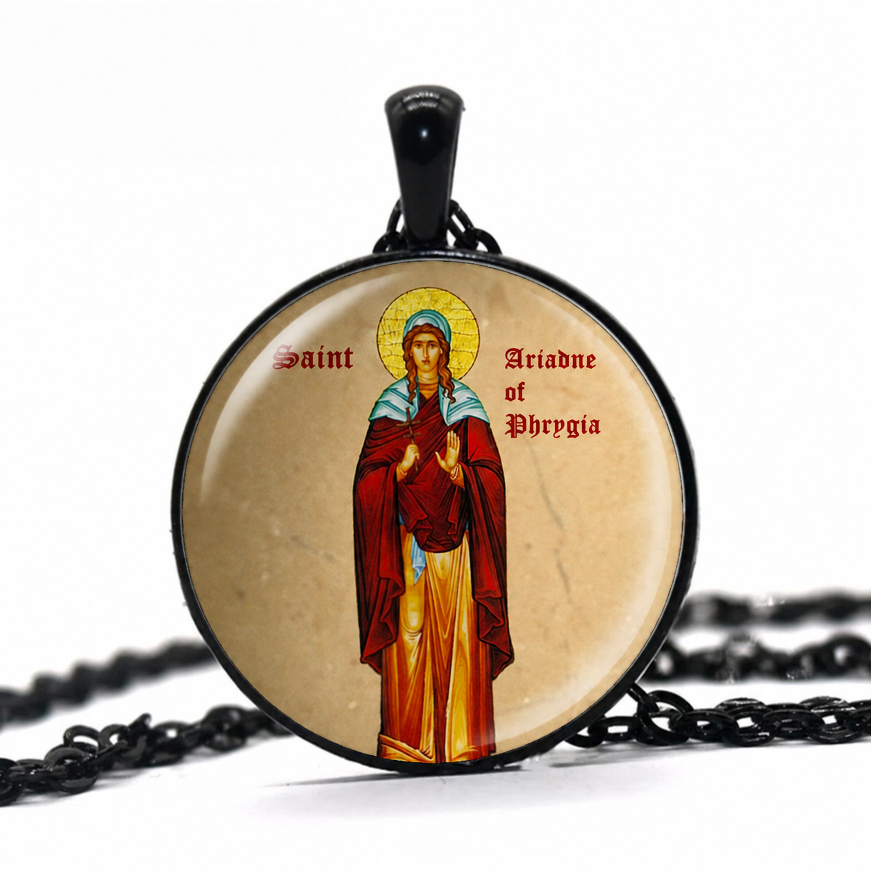 Saint Ariadne of Phrygia Orthodox Necklace