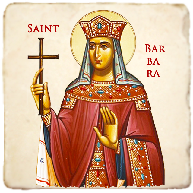 St.Barbara Icon,Women Saint,Marble Icon,Handmade,Prayer gift,Christian Icon