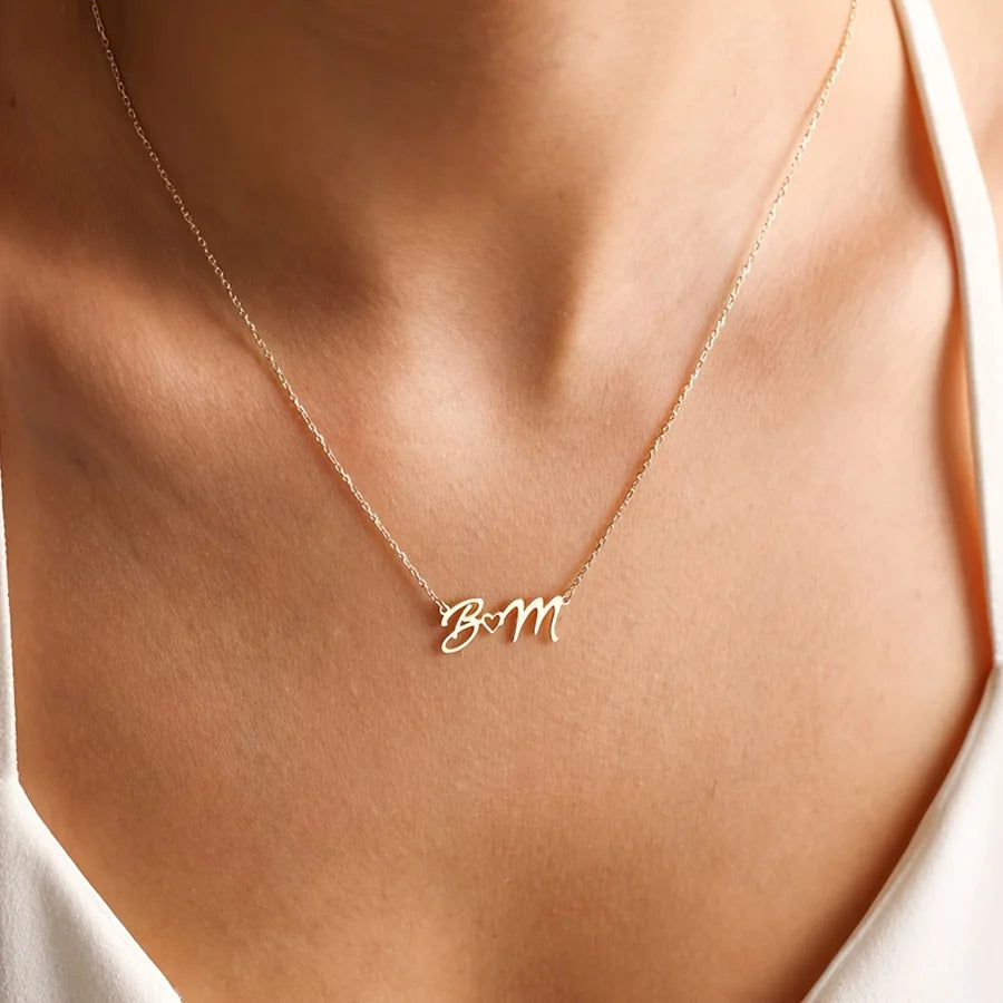 Personalized Necklace for Lovers