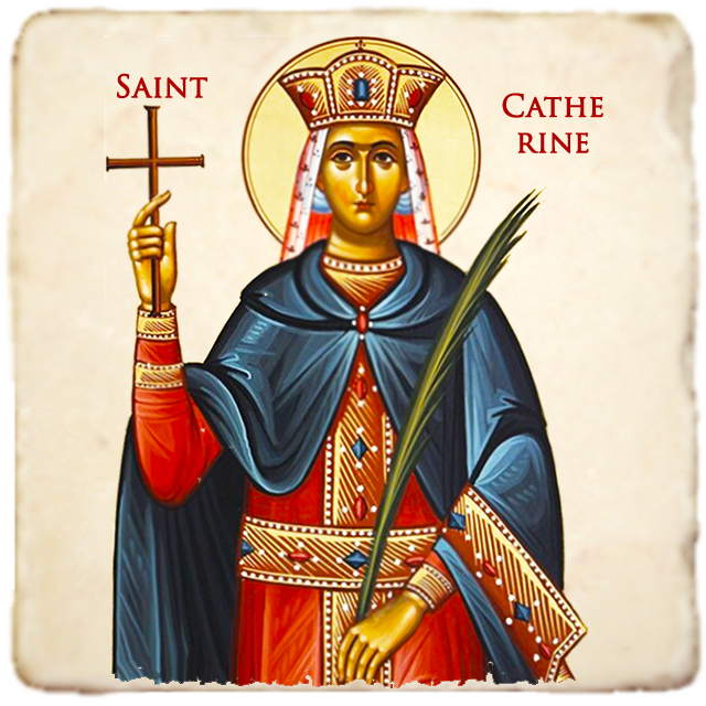 St.Catherine Icon,Women Saint,Marble Icon,Handmade,Prayer gift,Christian Icon