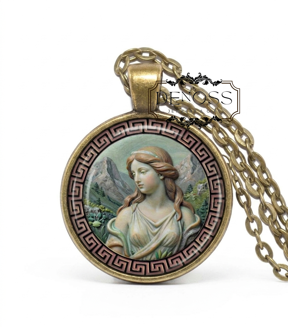 IDA Necklace,Nymph of Mount Ida,Zeus Caretaker,Greek Mythology,Nurturing,Protection,Guidance