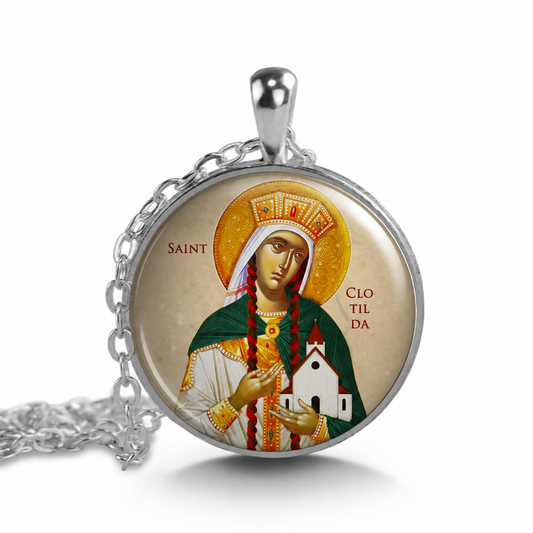 Saint Clotilde Roman Catholic Church Necklace