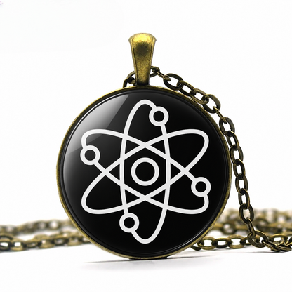 Chalkboard Atom key chain,gift for schoolteacher,science teacher gift,physics student gift