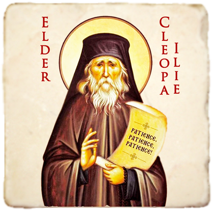 Elder Cleopa Ilie Orthodox Icon,Men Saints,Marble Icon,Handmade,Prayer gift,Christian Icon