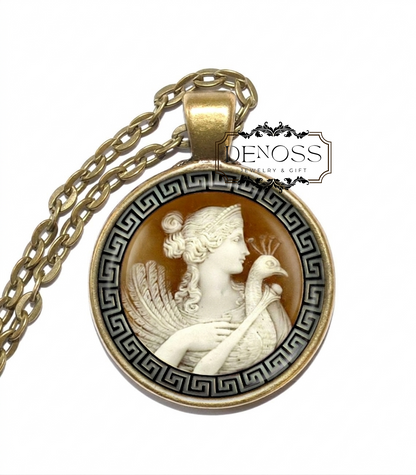 JUNO Necklace,Goddess of Marriage,Goddess of Home,Goddess of Family,Champion of Women,Capitoline Triad,Protector of Rome,Mythology