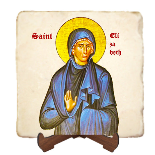 St. Elizabeth Icon,Women Saint,Marble Icon,Handmade,Prayer gift,Christian Icon