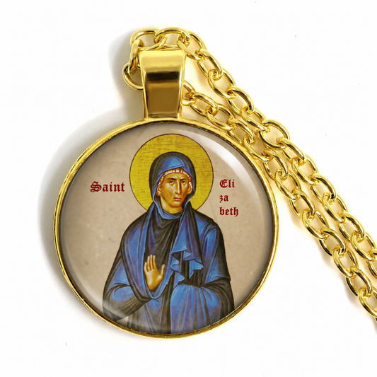 Saint Elizabeth,Wife of Zacharias Necklace