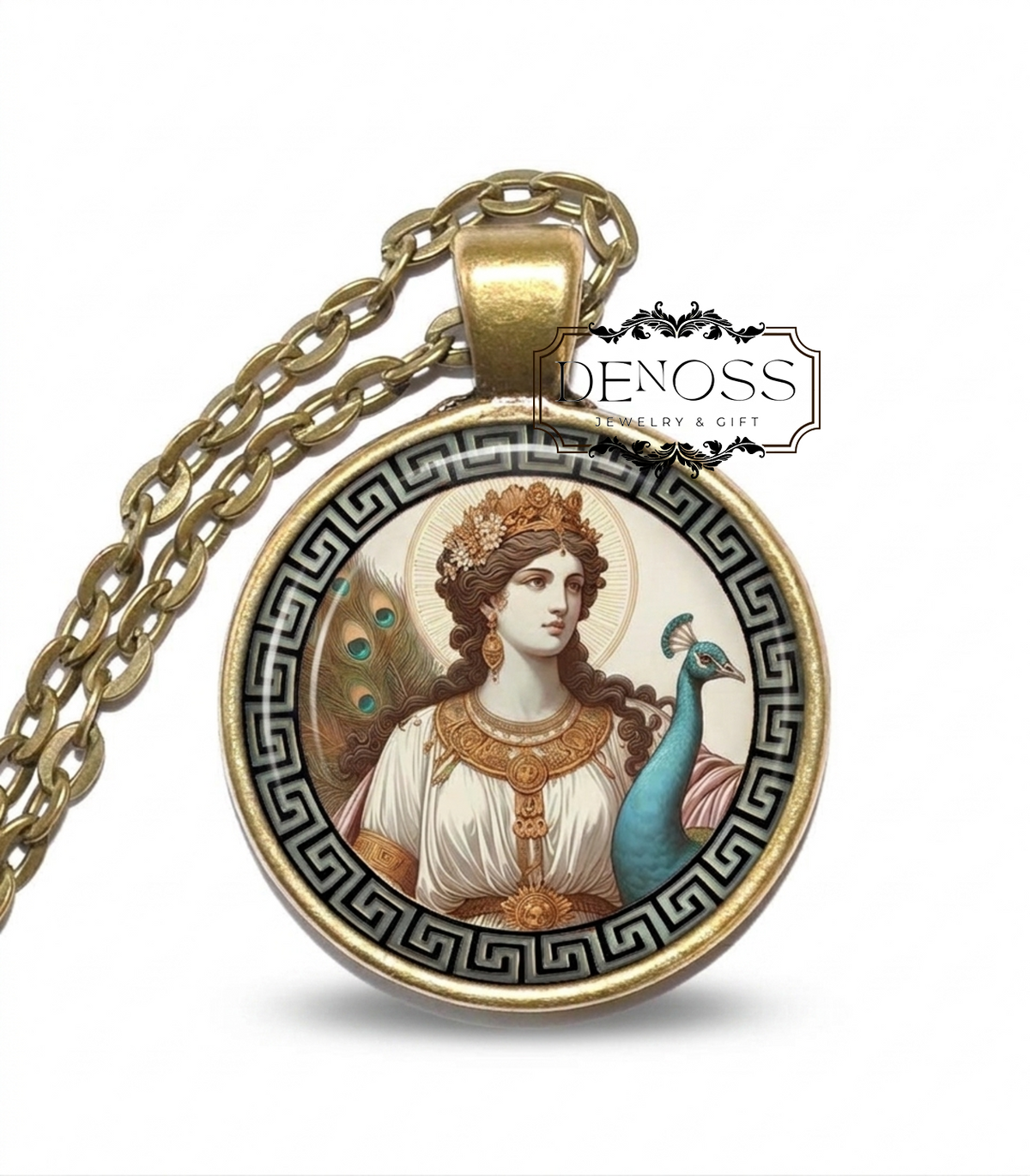 JUNO Necklace,Goddess of Marriage,Goddess of Home,Goddess of Family,Champion of Women,Capitoline Triad,Protector of Rome