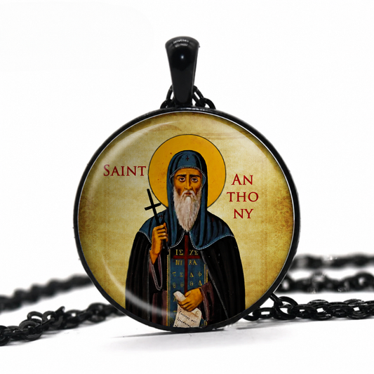 Saint Anthony The Great Saint Antonius  Necklace