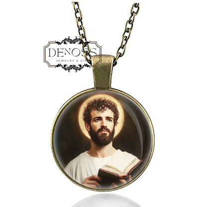 Saint Barnabas Necklace,Patron Saint Pendant