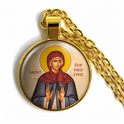 Saint Euphrosyne Orthodox Necklace