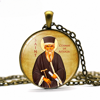 Saint Cosmas of Aetolia Necklace