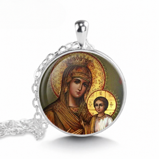 Virgin Mary Necklace,