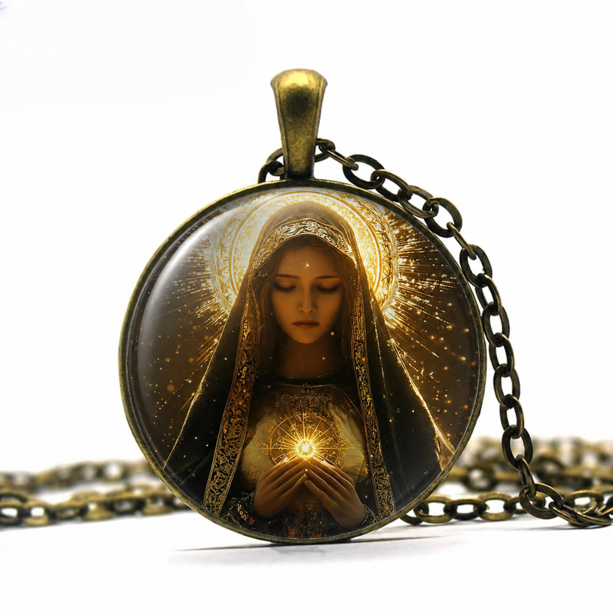 Virgin Mary Necklace
