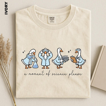 A Moment Of Science Please Shirt, Funny STEM Teacher Tee, Science Teacher T-shirt, Chemistry Lover Gift Top, Laboratory Scientist tshirt