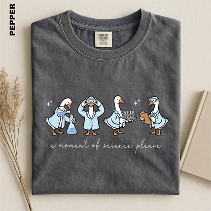 A Moment Of Science Please Shirt, Funny STEM Teacher Tee, Science Teacher T-shirt, Chemistry Lover Gift Top, Laboratory Scientist tshirt