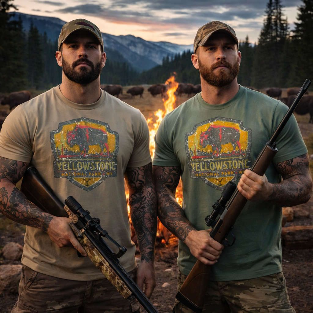 Adventure T shirts , Yellowstone National Park T shirts , Camper unisex T shirts