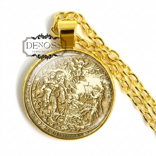 Aeneis by Vergilius Pendant Necklace