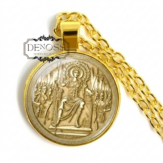 Alexander the Macedonian King Pendant Necklace