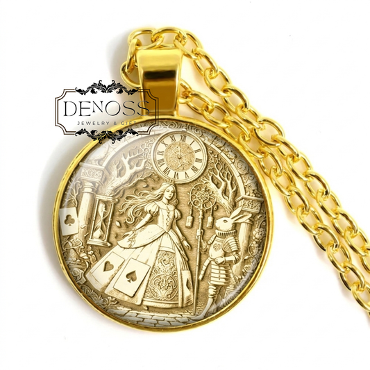 Alice Pendant Wonderland Necklace
