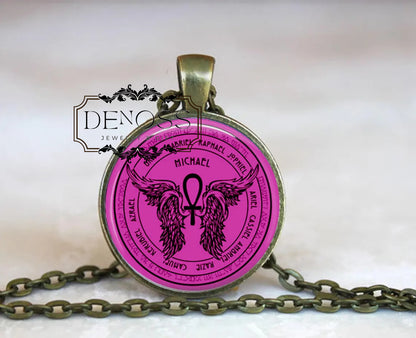 Archangel Michael Seal Sigil Necklace