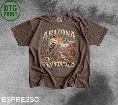 Arizona Grand Canyon Shirt, Vintage Desert T-Shirt, Grand Canyon National Park Tee, Southwest Travel Shirt, Vulture Graphic Tee