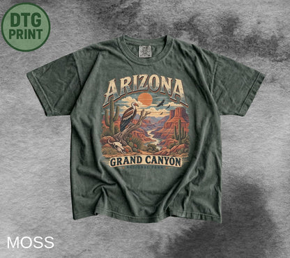 Arizona Grand Canyon Shirt, Vintage Desert T-Shirt, Grand Canyon National Park Tee, Southwest Travel Shirt, Vulture Graphic Tee