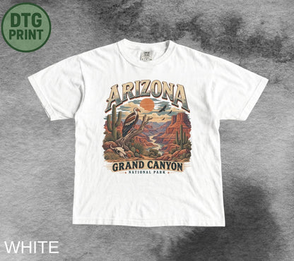 Arizona Grand Canyon Shirt, Vintage Desert T-Shirt, Grand Canyon National Park Tee, Southwest Travel Shirt, Vulture Graphic Tee