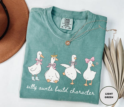 Auntie Goose Shirt ,Comfort Colors Silly Goose Shirt, For Aunt Funny Aunt Shirt, Future Aunt Gift ,Silly Goose Auntie T-shirt
