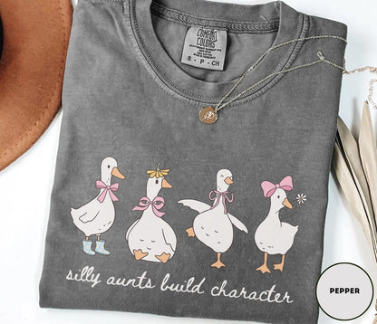 Auntie Goose Shirt ,Comfort Colors Silly Goose Shirt, For Aunt Funny Aunt Shirt, Future Aunt Gift ,Silly Goose Auntie T-shirt