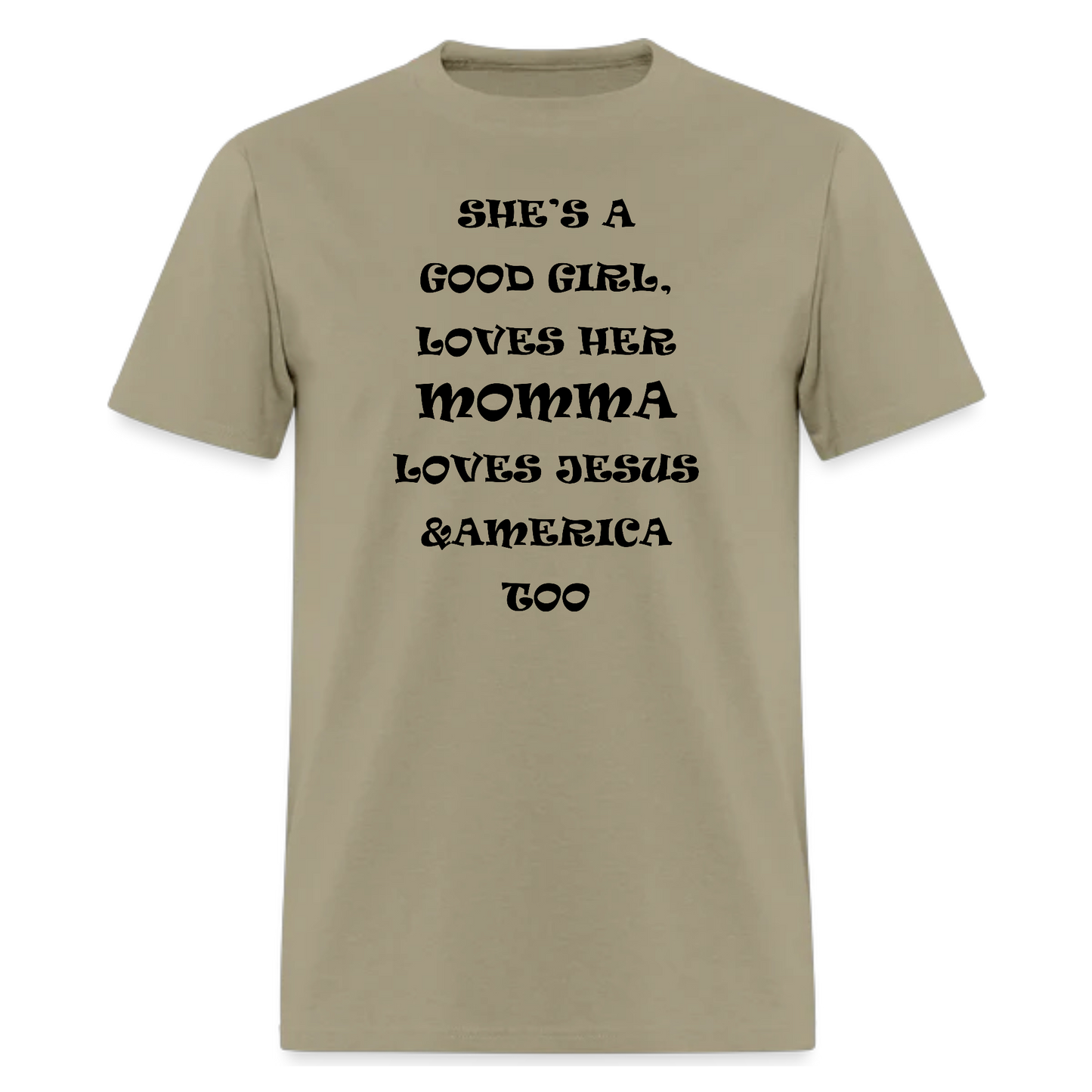 She's A Good Girl Loves Her Momma  Lyric T Shirt