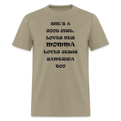She's A Good Girl Loves Her Momma  Lyric T Shirt
