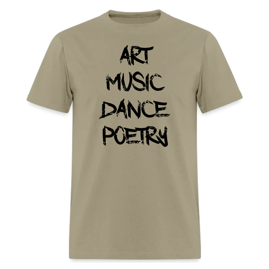 Art Music Dance Poetry Tshirt,Soft Cotton T Shirts