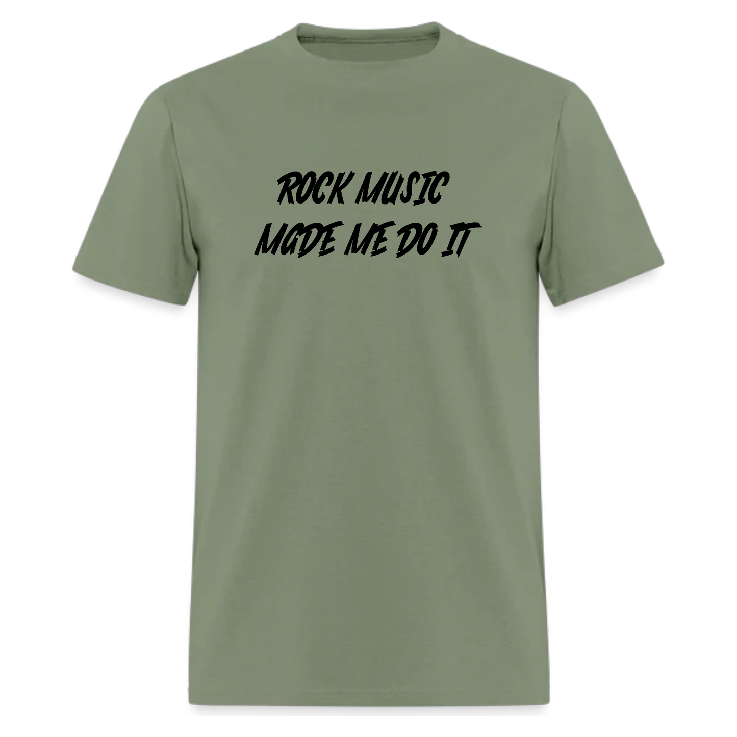 Rock music made me do it Tshirt,Funny Tshirts