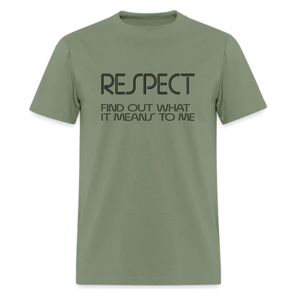 Respect ,Queen Of Soul Lyrics T shirt