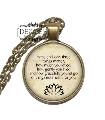 BUDDHA QUOTE Necklace,Gautama Buddha,Buddhism,Art Pendant Necklace Inspirational Necklace,Handmade Jewelry