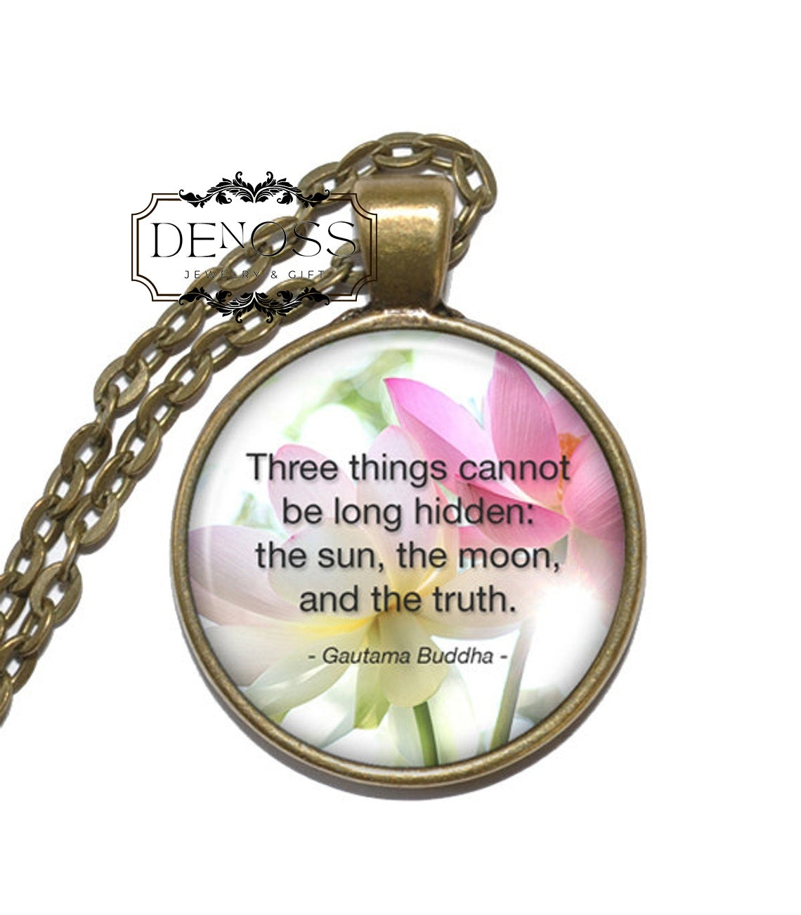 BUDDHA QUOTE Necklace,Gautama Buddha,Buddhism,Art Pendant Necklace,Inspirational Necklace,Glass Pendant,Handmade Jewelry