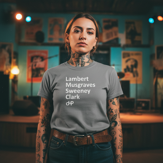 Badass Women of Country,Lambert,Musgraves,Sweeney,Clark,dP Tshirt